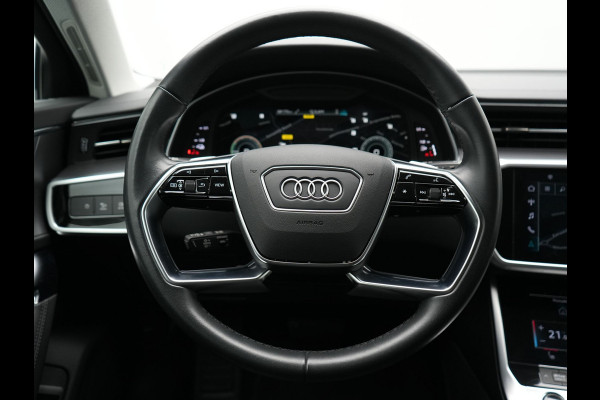Audi A6 Avant 50 TFSI e Quattro Advanced edition PHEV 300pk Dealer O.H. | Adaptive Cruise | Lederen Sportstoelen Verwarmd | Stuur Verwarmd | Apple Carplay | Keyless | Virtual | Navigatie | DAB | Plug In Hybrid