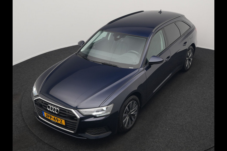 Audi A6 Avant 50 TFSI e Quattro Advanced edition PHEV 300pk Dealer O.H. | Adaptive Cruise | Lederen Sportstoelen Verwarmd | Stuur Verwarmd | Apple Carplay | Keyless | Virtual | Navigatie | DAB | Plug In Hybrid