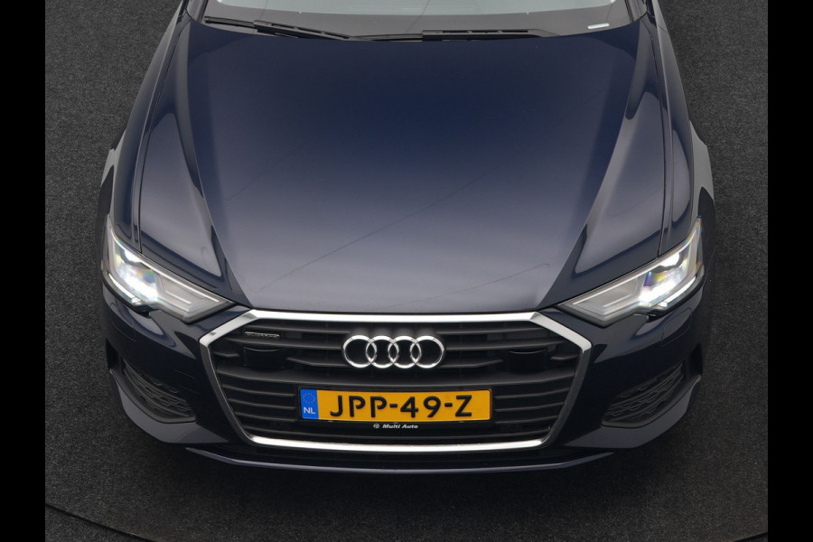 Audi A6 Avant 50 TFSI e Quattro Advanced edition PHEV 300pk Dealer O.H. | Adaptive Cruise | Lederen Sportstoelen Verwarmd | Stuur Verwarmd | Apple Carplay | Keyless | Virtual | Navigatie | DAB | Plug In Hybrid