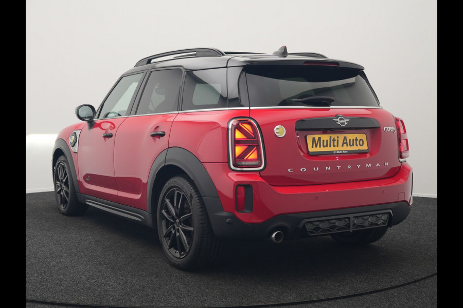 MINI Countryman Cooper S E ALL4 JCW PHEV 220pk Dealer O.H | Panodak | JCW Alcantara Sportstoelen Verwarmd | Head Up | Camera | Apple Carplay | Sfeerverlichting | Keyless | Virtual | Navigatie | DAB | Plug In Hybrid