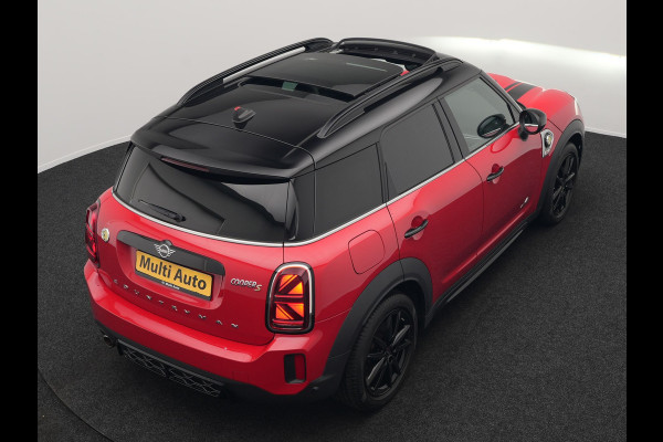 MINI Countryman Cooper S E ALL4 JCW PHEV 220pk Dealer O.H | Panodak | JCW Alcantara Sportstoelen Verwarmd | Head Up | Camera | Apple Carplay | Sfeerverlichting | Keyless | Virtual | Navigatie | DAB | Plug In Hybrid
