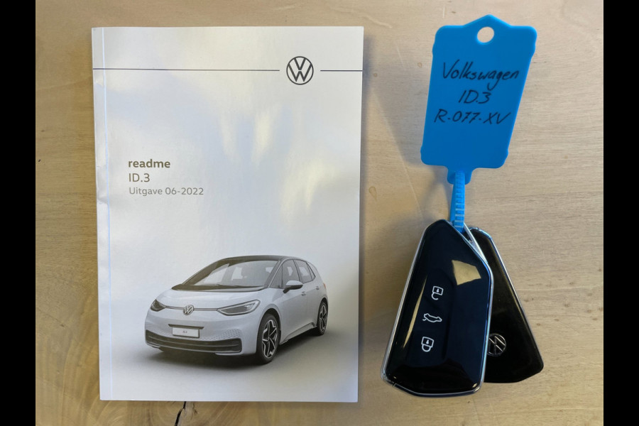 Volkswagen ID.3 Pro 62 kWh|91%SOH|STOEL-, STUURVERW|ANDROID/APPLE CARPLAY|ACC|CRUISE,CLIMATE CONTROL|NL-AUTO|NAP|INCL.BTW|1e EIG.|