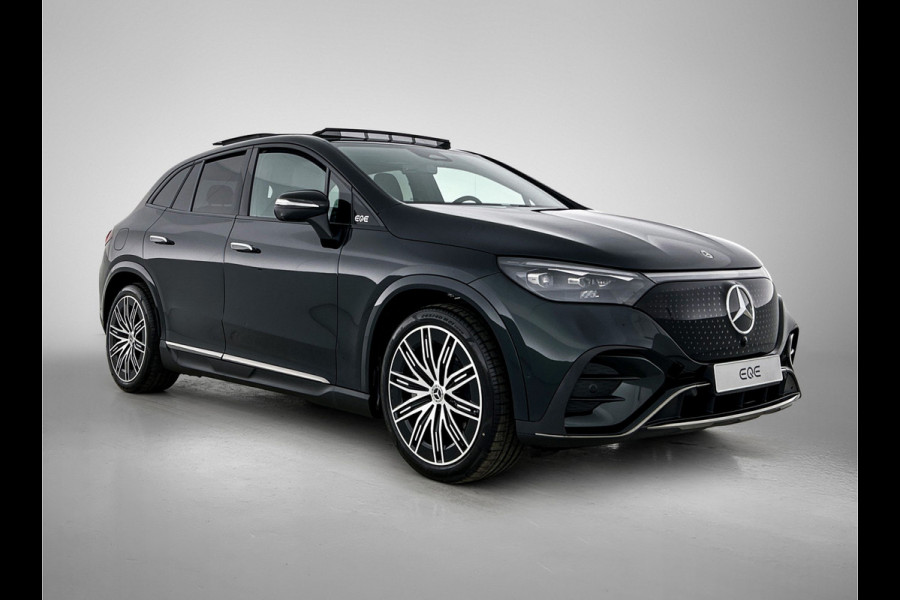 Mercedes-Benz EQE SUV 350+ Sport Edition 96 kWh | Winterpakket | Nightpakket | Displaypakket | Spiegelpakket | Parkeerpakket met 360°-camera | DIGITAL LIGHT met projectiefunctie | Trekhaak | Head-up display | Burmester® 3D-surround sound | Sierdelen lasercut van achteren verlicht |
