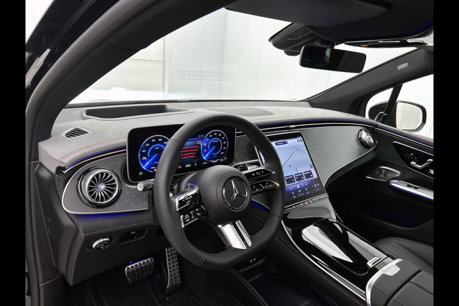 Mercedes-Benz EQE SUV 350+ Sport Edition 96 kWh | Winterpakket | Nightpakket | Displaypakket | Spiegelpakket | Parkeerpakket met 360°-camera | DIGITAL LIGHT met projectiefunctie | Trekhaak | Head-up display | Burmester® 3D-surround sound | Sierdelen lasercut van achteren verlicht |