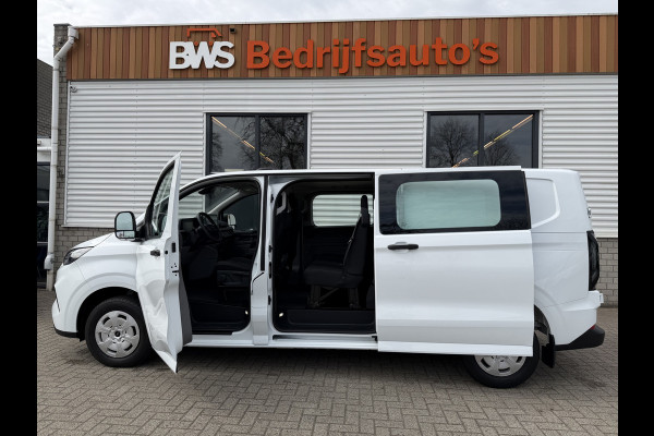 Ford Transit Custom 320 2.0 TDCI L2H1 Trend originele Ford dubbel cabine affabriek / prijs rijklaar € 39.950 ex btw / lease vanaf € 652 / dubbele schuifdeur / NIEUWE bus / BPM vrij !