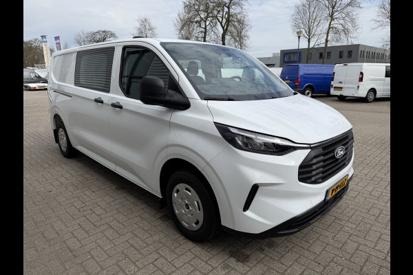 Ford Transit Custom 320 2.0 TDCI L2H1 Trend originele Ford dubbel cabine affabriek / prijs rijklaar € 39.950 ex btw / lease vanaf € 652 / dubbele schuifdeur / NIEUWE bus / BPM vrij !