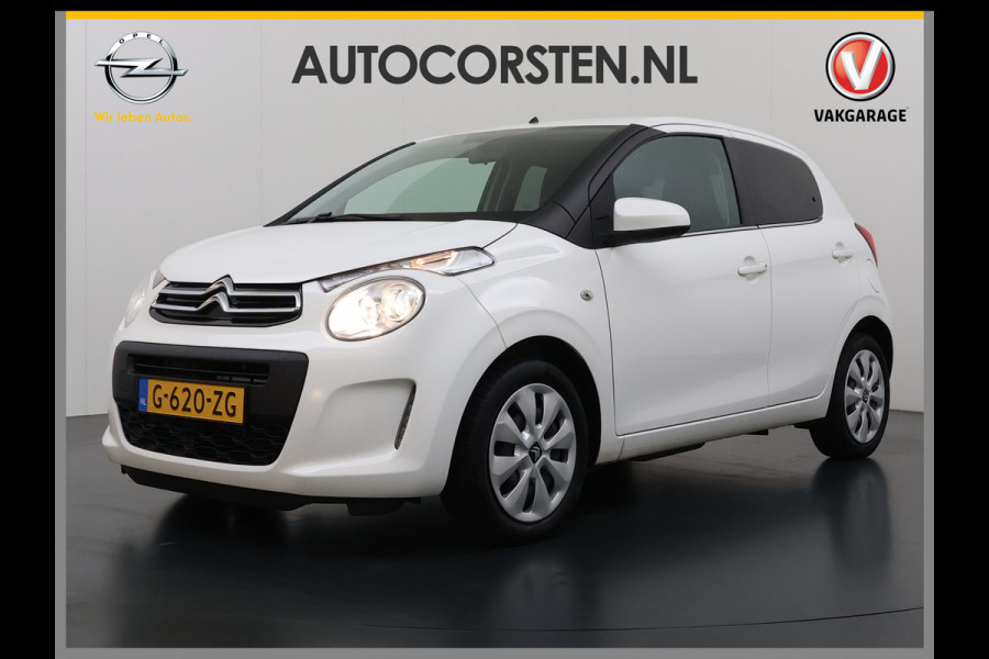 Citroën C1 1.0VTi 73pk 5Drs AircoElek.Ramen+Spiegels Stuurbekrachtiging Edition Privacy Glas Led Isofix ESP Comfort+Look Pack Bluetooth Origineel Nederlandse Auto slechts 24 euro per maand belasting!