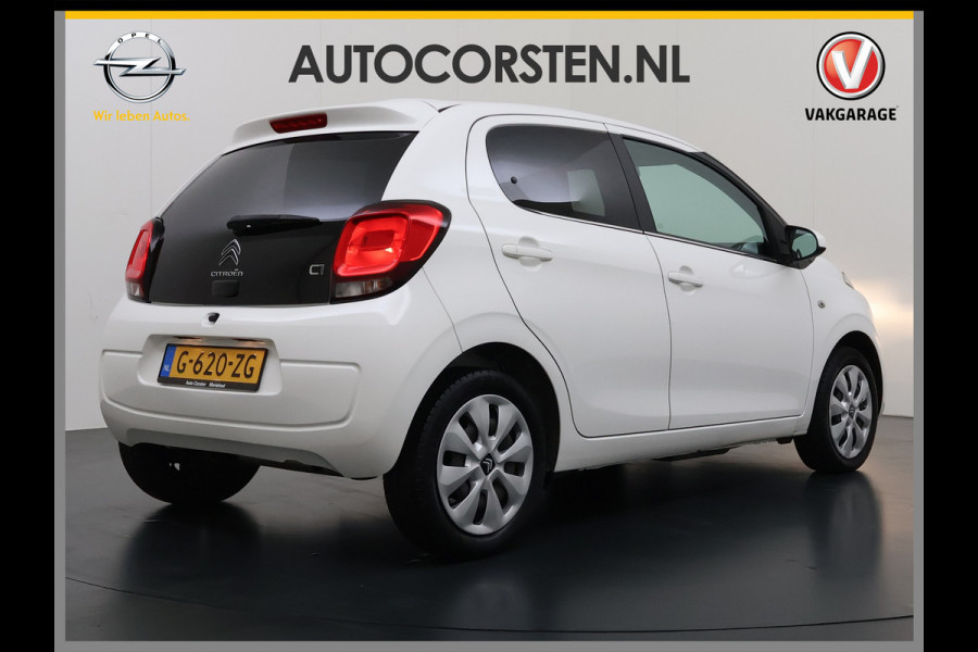 Citroën C1 1.0VTi 73pk 5Drs AircoElek.Ramen+Spiegels Stuurbekrachtiging Edition Privacy Glas Led Isofix ESP Comfort+Look Pack Bluetooth Origineel Nederlandse Auto slechts 24 euro per maand belasting!