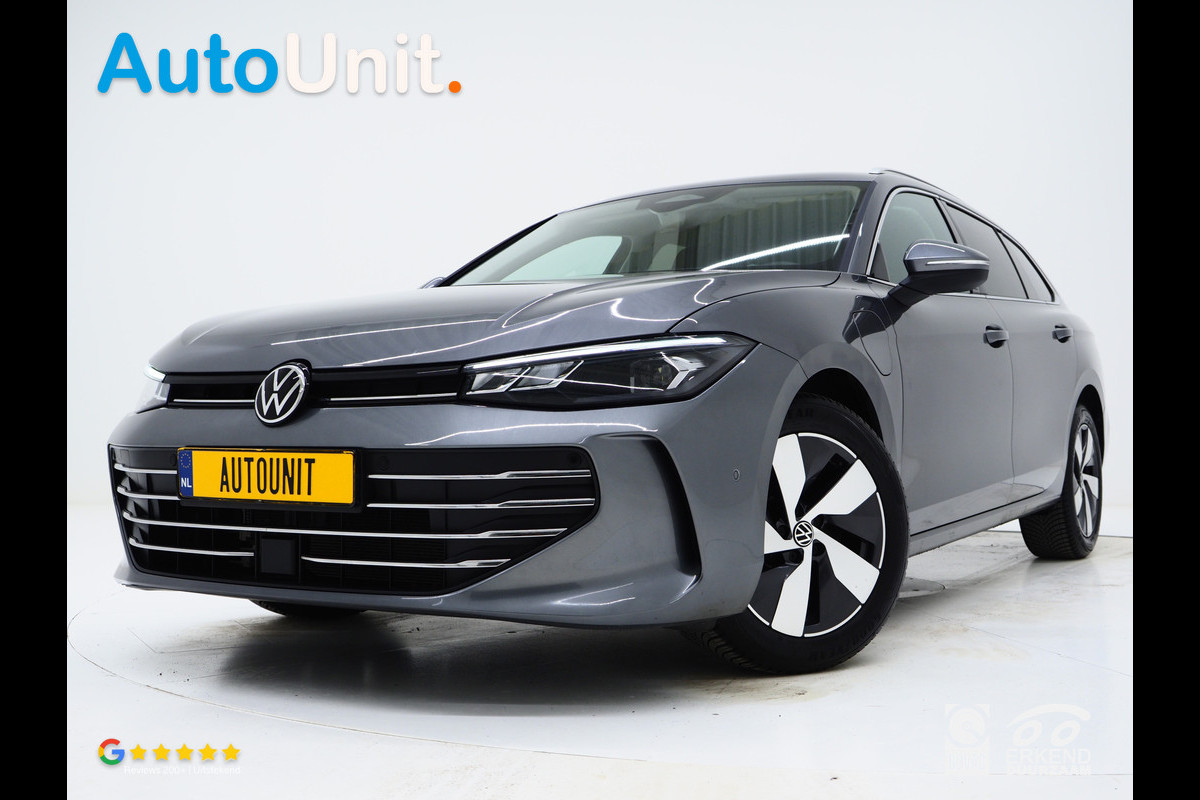 Volkswagen Passat Variant 1.5 eHybrid 204PK | Leder/Alcantara | Massage | Trekhaak | HUD | Camera | Adaptive Cruise | Sfeerlicht | Carplay
