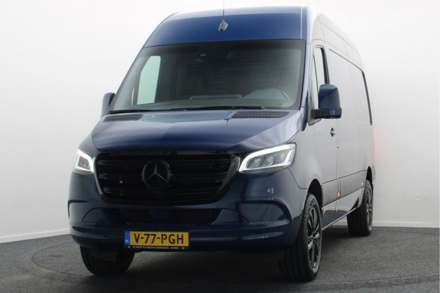 Mercedes-Benz Sprinter 319 3.0 CDI V6 Automaat L2H2 Leer, 3-Zits, LED, Camera, ACC, Airco, Rijstrooksensor, Trekhaak, 18''