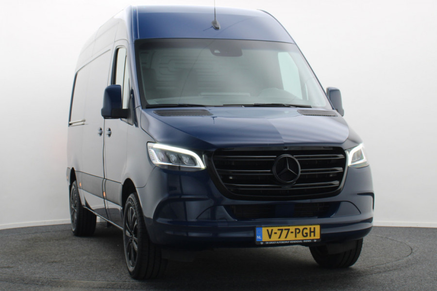 Mercedes-Benz Sprinter 319 3.0 CDI V6 Automaat L2H2 Leer, 3-Zits, LED, Camera, ACC, Airco, Rijstrooksensor, Trekhaak, 18''