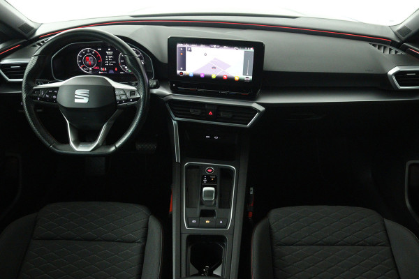Seat Leon 1.5 eTSI FR Launch Edition Automaat (VIRTUAL COCKPIT, NAVIGATIE, TREKHAAK, ADAPTIVE CRUISE, STUUR-/STOELVERWARMING)