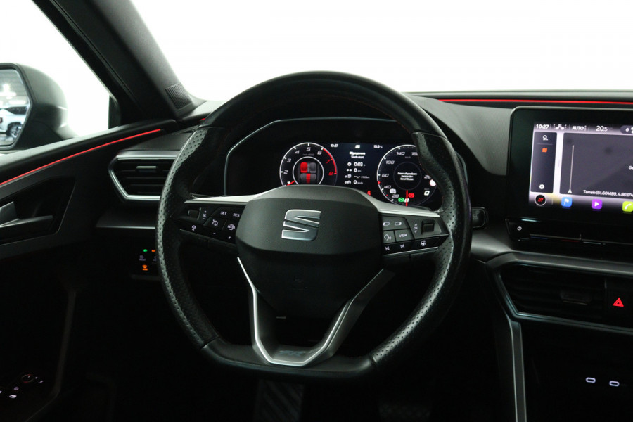 Seat Leon 1.5 eTSI FR Launch Edition Automaat (VIRTUAL COCKPIT, NAVIGATIE, TREKHAAK, ADAPTIVE CRUISE, STUUR-/STOELVERWARMING)