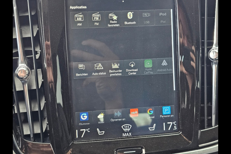 Volvo V90 2.0 T4 Momentum | Automaat | LED | Trekhaak | App-connect | Leder | Stuur & stoelverwarming | BLIS | Elek. stoelen | Elek. achterklep |