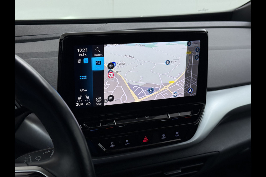 Volkswagen ID.4 SOH 91% Trekhaak Adap.Cruise Navi Ecc Apple Carplay Android Auto Stoelverwarming Voorruitverwarming Led Lmv 18" Isofix DAB Front Assist Bluetooth Rijstrooksensor Verkeersbord detectie 55kWh 1.000KG Trekgewicht Origineel Nederlandse Auto
