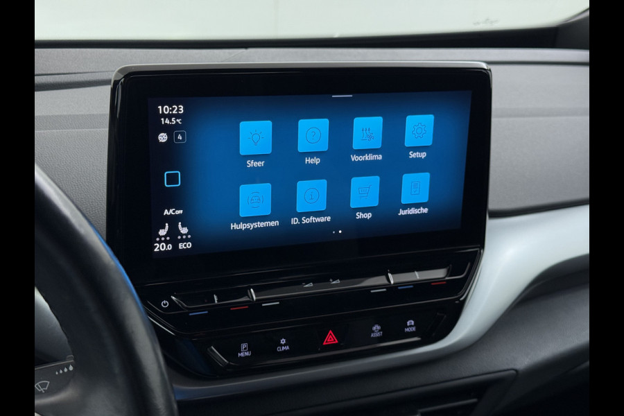 Volkswagen ID.4 SOH 91% Trekhaak Adap.Cruise Navi Ecc Apple Carplay Android Auto Stoelverwarming Voorruitverwarming Led Lmv 18" Isofix DAB Front Assist Bluetooth Rijstrooksensor Verkeersbord detectie 55kWh 1.000KG Trekgewicht Origineel Nederlandse Auto