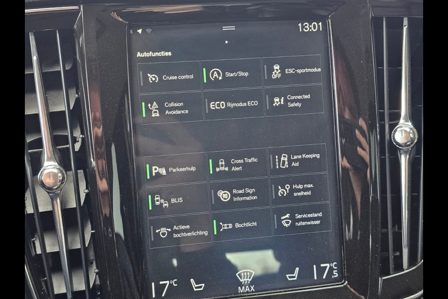 Volvo V90 2.0 T4 Momentum | Automaat | LED | Trekhaak | App-connect | Leder | Stuur & stoelverwarming | BLIS | Elek. stoelen | Elek. achterklep |