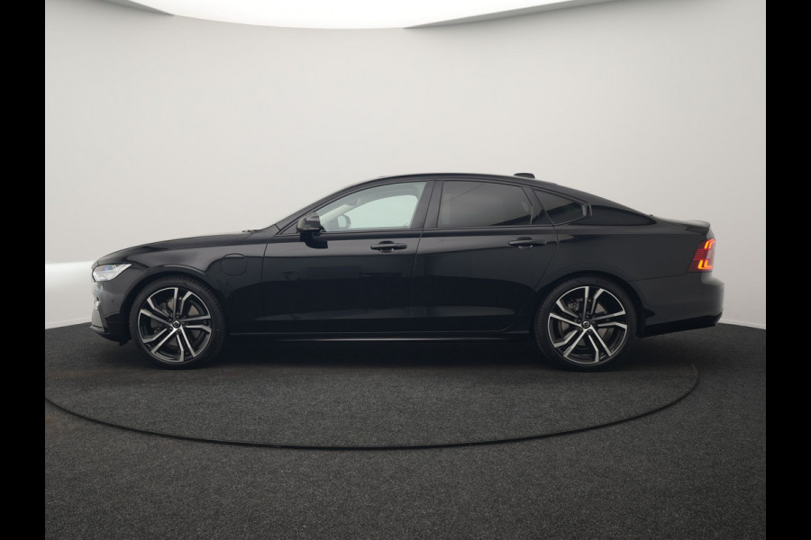Volvo S90 T8 AWD Ultimate Dark PHEV 455pk LONG RANGE Dealer O.H | Panodak | Adaptive Cruise | 360 Camera | Lederen Sportstoelen Memory | Pilot Assist | Stuurverwarming |  20"L.M | BLIS | Google Maps |