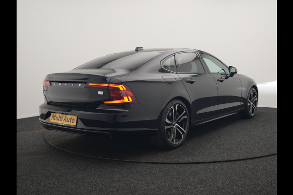 Volvo S90 T8 AWD Ultimate Dark PHEV 455pk LONG RANGE Dealer O.H | Panodak | Adaptive Cruise | 360 Camera | Lederen Sportstoelen Memory | Pilot Assist | Stuurverwarming |  20"L.M | BLIS | Google Maps |