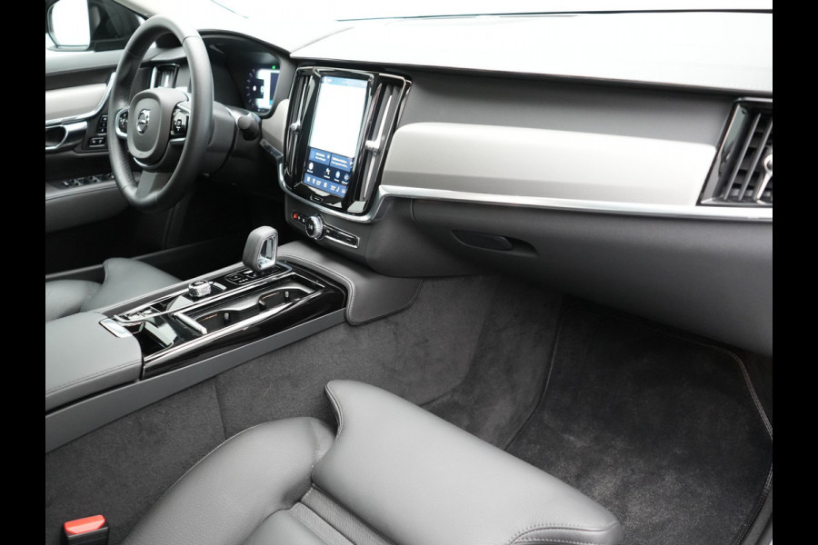 Volvo S90 T8 AWD Ultimate Dark PHEV 455pk LONG RANGE Dealer O.H | Panodak | Adaptive Cruise | 360 Camera | Lederen Sportstoelen Memory | Pilot Assist | Stuurverwarming |  20"L.M | BLIS | Google Maps |