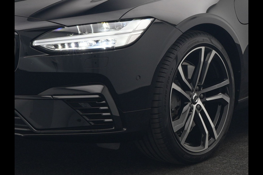 Volvo S90 T8 AWD Ultimate Dark PHEV 455pk LONG RANGE Dealer O.H | Panodak | Adaptive Cruise | 360 Camera | Lederen Sportstoelen Memory | Pilot Assist | Stuurverwarming |  20"L.M | BLIS | Google Maps |
