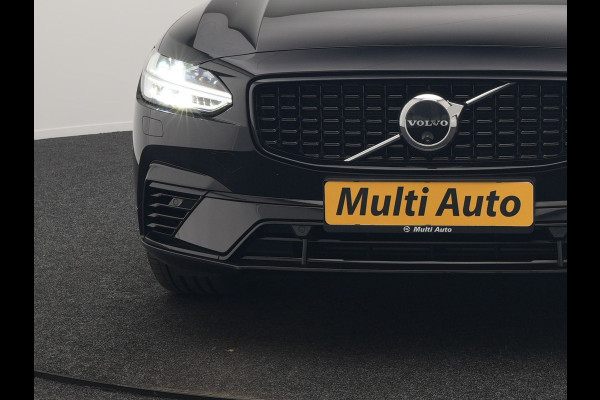 Volvo S90 T8 AWD Ultimate Dark PHEV 455pk LONG RANGE Dealer O.H | Panodak | Adaptive Cruise | 360 Camera | Lederen Sportstoelen Memory | Pilot Assist | Stuurverwarming |  20"L.M | BLIS | Google Maps |