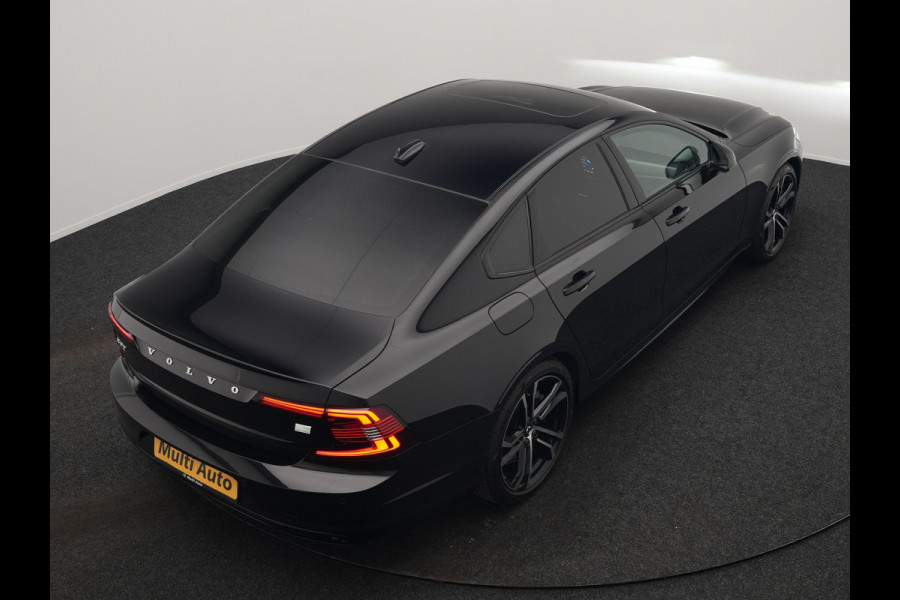 Volvo S90 T8 AWD Ultimate Dark PHEV 455pk LONG RANGE Dealer O.H | Panodak | Adaptive Cruise | 360 Camera | Lederen Sportstoelen Memory | Pilot Assist | Stuurverwarming |  20"L.M | BLIS | Google Maps |