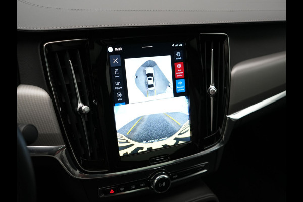 Volvo S90 T8 AWD Ultimate Dark PHEV 455pk LONG RANGE Dealer O.H | Panodak | Adaptive Cruise | 360 Camera | Lederen Sportstoelen Memory | Pilot Assist | Stuurverwarming |  20"L.M | BLIS | Google Maps |