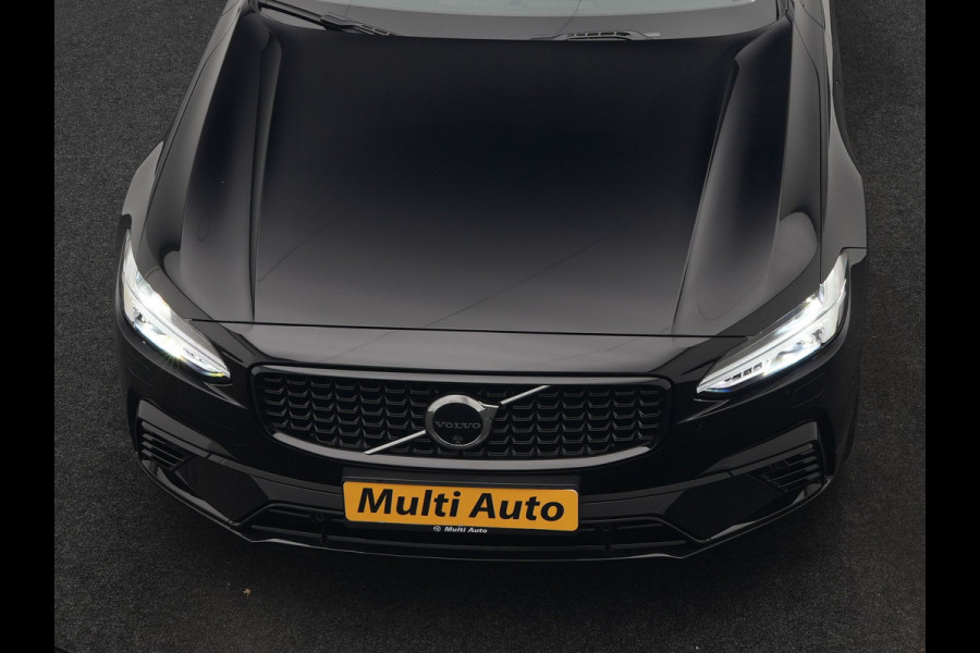 Volvo S90 T8 AWD Ultimate Dark PHEV 455pk LONG RANGE Dealer O.H | Panodak | Adaptive Cruise | 360 Camera | Lederen Sportstoelen Memory | Pilot Assist | Stuurverwarming |  20"L.M | BLIS | Google Maps |