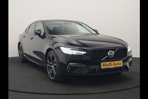 Volvo S90 T8 AWD Ultimate Dark PHEV 455pk LONG RANGE Dealer O.H | Panodak | Adaptive Cruise | 360 Camera | Lederen Sportstoelen Memory | Pilot Assist | Stuurverwarming |  20"L.M | BLIS | Google Maps |