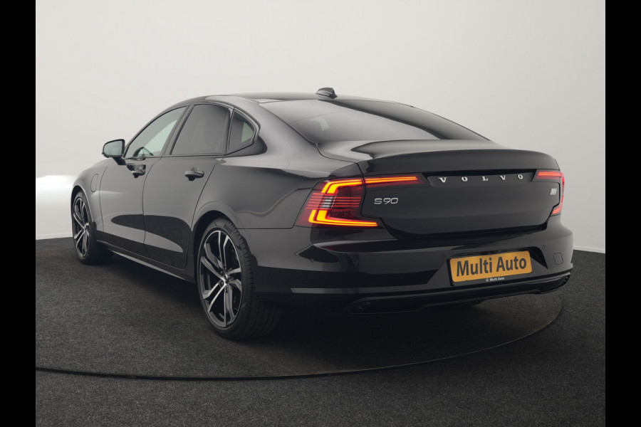 Volvo S90 T8 AWD Ultimate Dark PHEV 455pk LONG RANGE Dealer O.H | Panodak | Adaptive Cruise | 360 Camera | Lederen Sportstoelen Memory | Pilot Assist | Stuurverwarming |  20"L.M | BLIS | Google Maps |