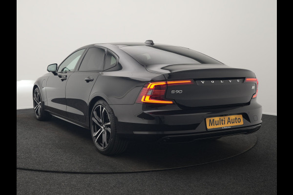 Volvo S90 T8 AWD Ultimate Dark PHEV 455pk LONG RANGE Dealer O.H | Panodak | Adaptive Cruise | 360 Camera | Lederen Sportstoelen Memory | Pilot Assist | Stuurverwarming |  20"L.M | BLIS | Google Maps |