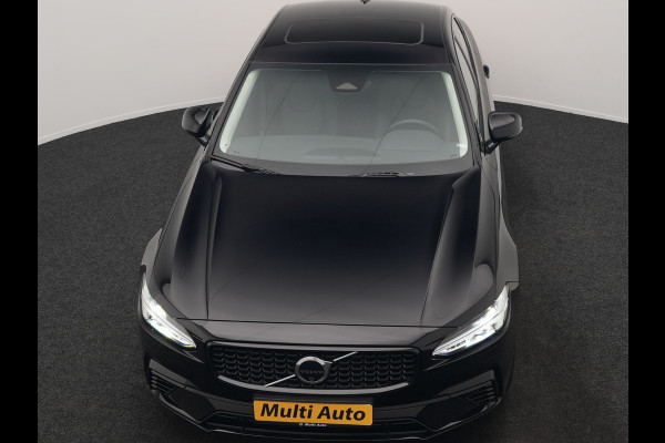 Volvo S90 T8 AWD Ultimate Dark PHEV 455pk LONG RANGE Dealer O.H | Panodak | Adaptive Cruise | 360 Camera | Lederen Sportstoelen Memory | Pilot Assist | Stuurverwarming |  20"L.M | BLIS | Google Maps |