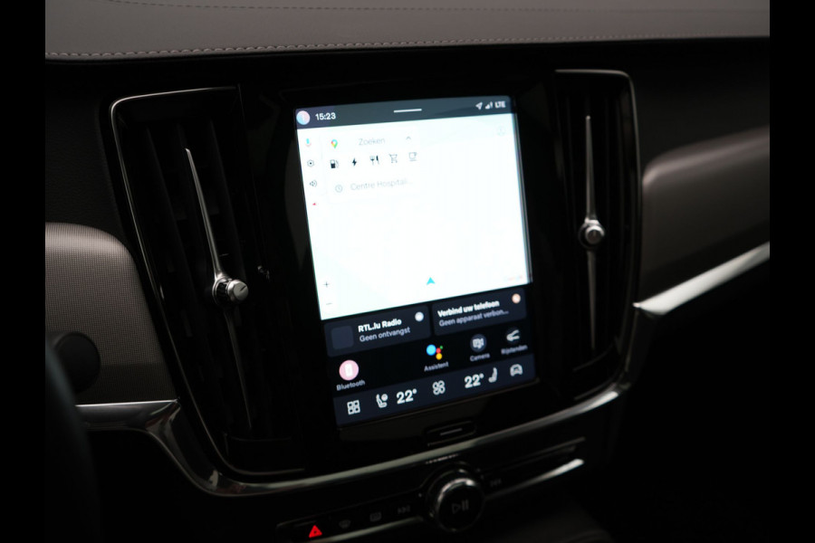 Volvo S90 T8 AWD Ultimate Dark PHEV 455pk LONG RANGE Dealer O.H | Panodak | Adaptive Cruise | 360 Camera | Lederen Sportstoelen Memory | Pilot Assist | Stuurverwarming |  20"L.M | BLIS | Google Maps |