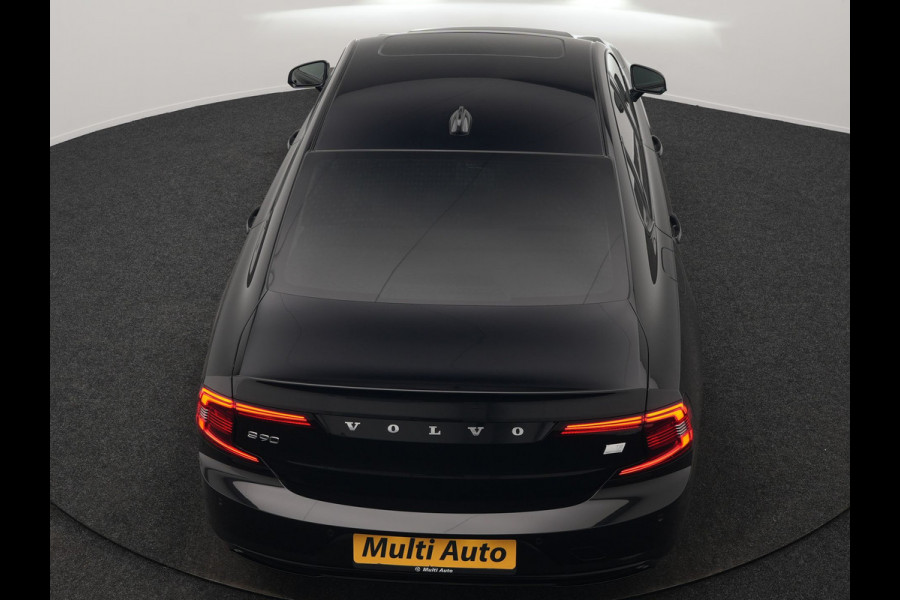 Volvo S90 T8 AWD Ultimate Dark PHEV 455pk LONG RANGE Dealer O.H | Panodak | Adaptive Cruise | 360 Camera | Lederen Sportstoelen Memory | Pilot Assist | Stuurverwarming |  20"L.M | BLIS | Google Maps |