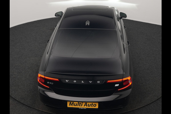 Volvo S90 T8 AWD Ultimate Dark PHEV 455pk LONG RANGE Dealer O.H | Panodak | Adaptive Cruise | 360 Camera | Lederen Sportstoelen Memory | Pilot Assist | Stuurverwarming |  20"L.M | BLIS | Google Maps |