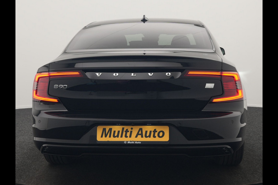 Volvo S90 T8 AWD Ultimate Dark PHEV 455pk LONG RANGE Dealer O.H | Panodak | Adaptive Cruise | 360 Camera | Lederen Sportstoelen Memory | Pilot Assist | Stuurverwarming |  20"L.M | BLIS | Google Maps |