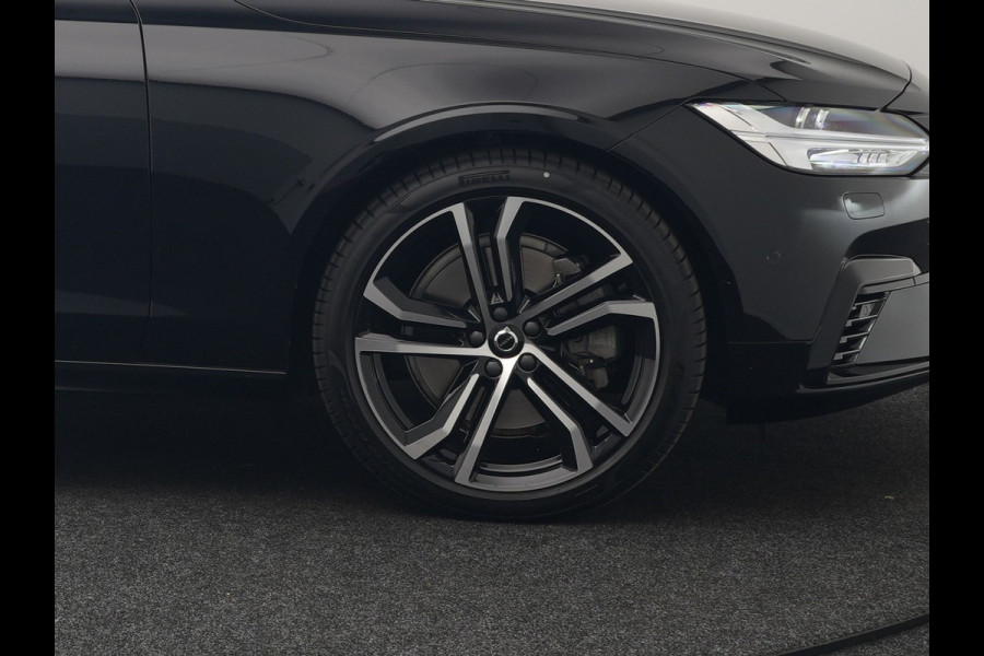 Volvo S90 T8 AWD Ultimate Dark PHEV 455pk LONG RANGE Dealer O.H | Panodak | Adaptive Cruise | 360 Camera | Lederen Sportstoelen Memory | Pilot Assist | Stuurverwarming |  20"L.M | BLIS | Google Maps |