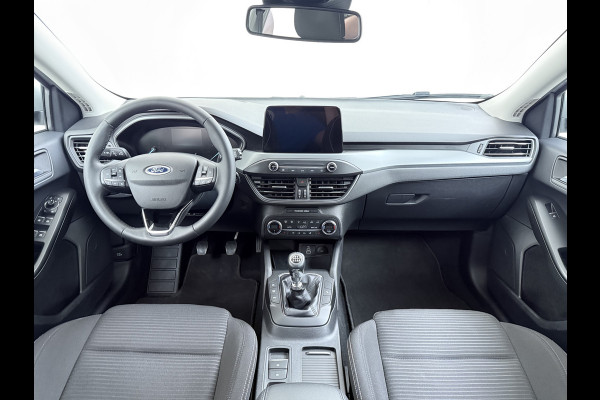 Ford FOCUS Wagon T 125PK Hybride Trekhaak Navi Camera LED Dual-ECC Keyless FordPass-ConnectStoel+Stuur+Voorruitverwarming Apple Carplay Android A DAB Bluetooth Lmv 17" Ecc GSM Draadloos Opladen Led Privacy Glas Isofix Lane Assist Keyless Licht-/regensensor Origineel Nederlandse Auto  € 34.000 nieuw