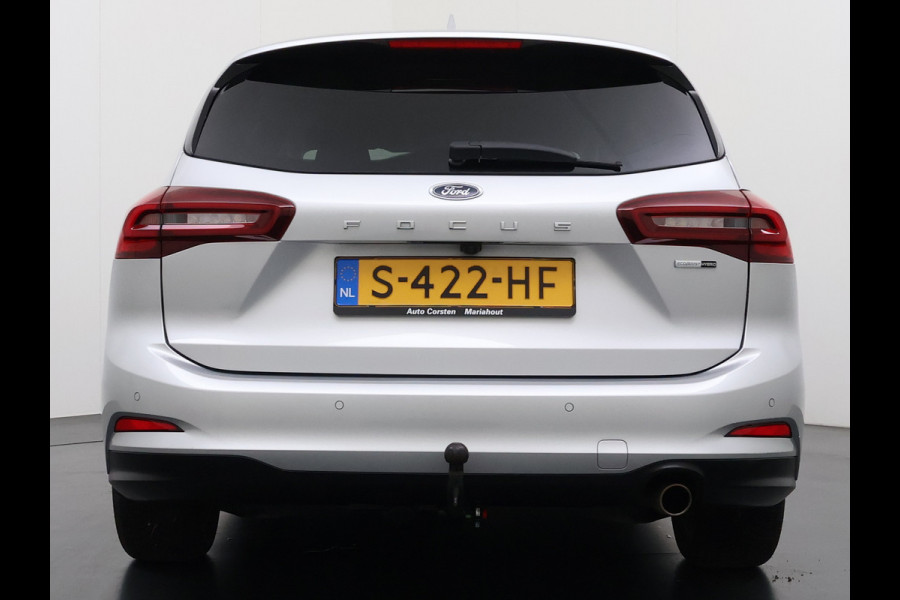 Ford FOCUS Wagon T 125PK Hybride Trekhaak Navi Camera LED Dual-ECC Keyless FordPass-ConnectStoel+Stuur+Voorruitverwarming Apple Carplay Android A DAB Bluetooth Lmv 17" Ecc GSM Draadloos Opladen Led Privacy Glas Isofix Lane Assist Keyless Licht-/regensensor Origineel Nederlandse Auto  € 34.000 nieuw