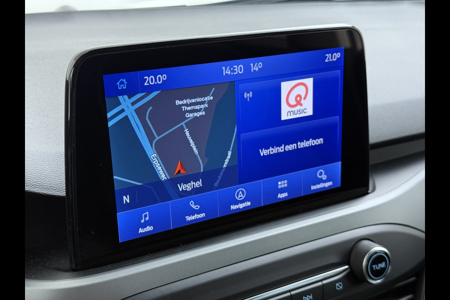 Ford FOCUS Wagon T 125PK Hybride Trekhaak Navi Camera LED Dual-ECC Keyless FordPass-ConnectStoel+Stuur+Voorruitverwarming Apple Carplay Android A DAB Bluetooth Lmv 17" Ecc GSM Draadloos Opladen Led Privacy Glas Isofix Lane Assist Keyless Licht-/regensensor Origineel Nederlandse Auto  € 34.000 nieuw