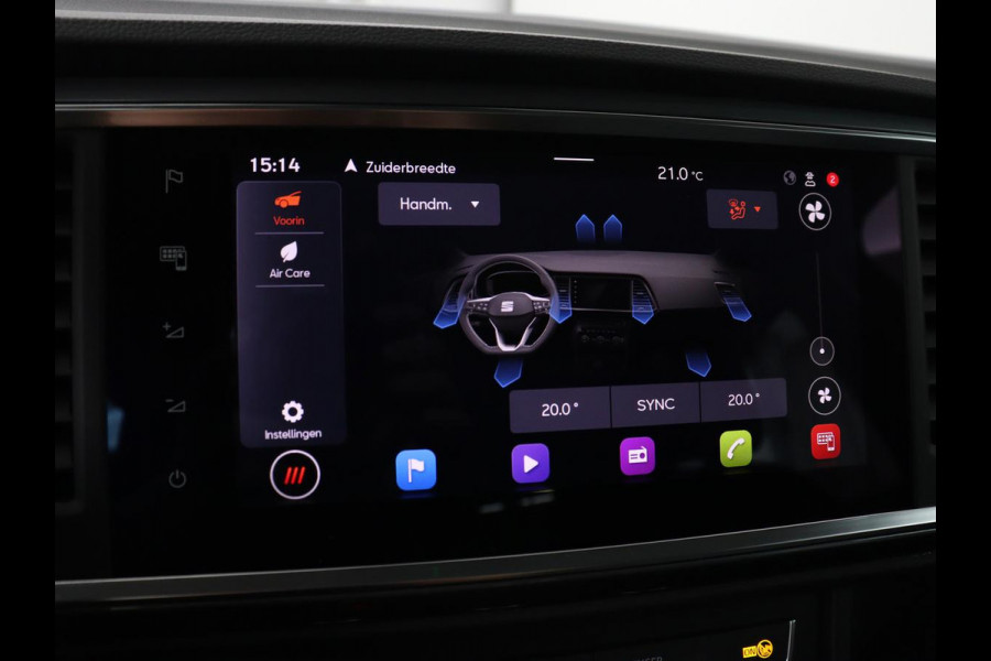 Seat Ateca 1.5 TSI Style Intense | Stoelverwarming | Adaptive cruise | Carplay | Virtual Cockpit | Parkeerhulp | Stuurverwarming | Navigatie | Full LED | Climate control | Bluetooth