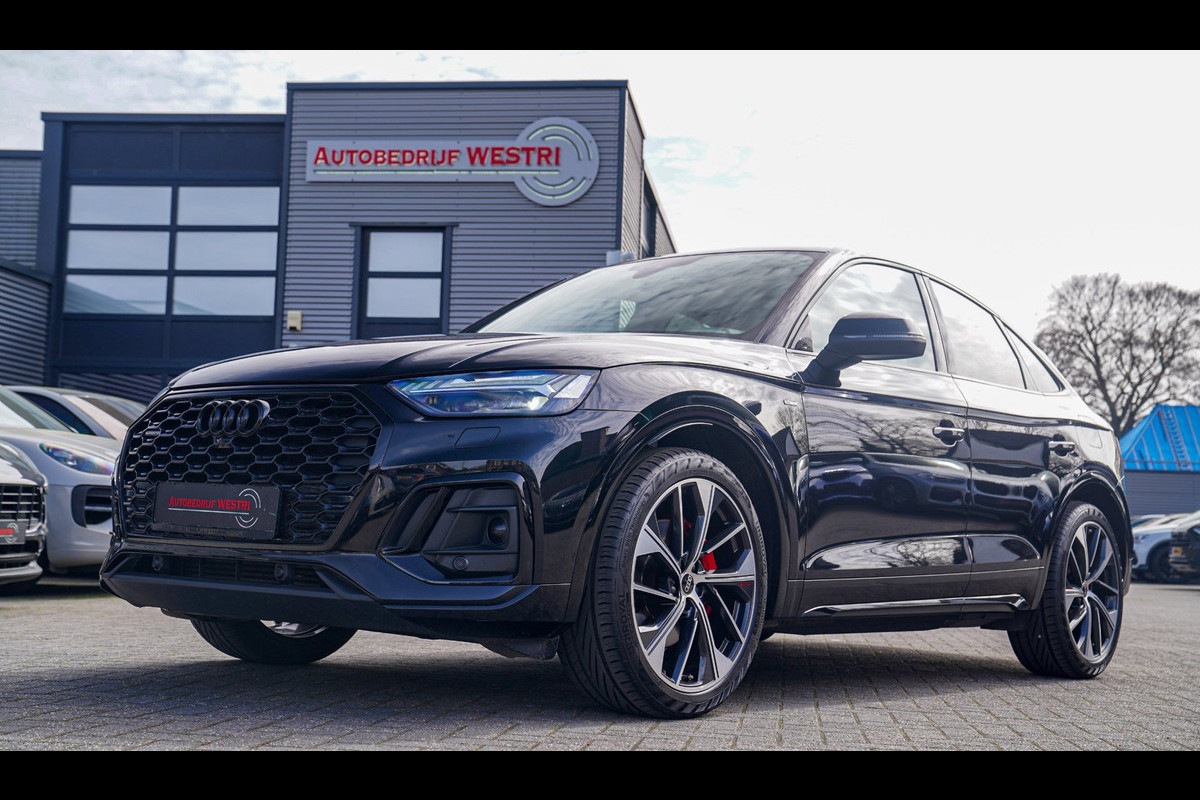 Audi Q5 Sportback 55 TFSI e Quattro | 2 x S-line | RS Zetels | Panorama | Luchtvering | Camera | Audi Drive Select | Apple Carplay