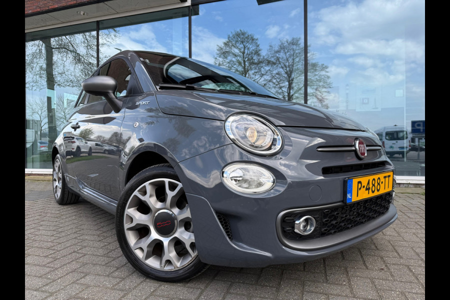 Fiat 500 1.0 Hybrid Sport - Navi Apple/Android - Climate - Parkeerhulp - Org.NL