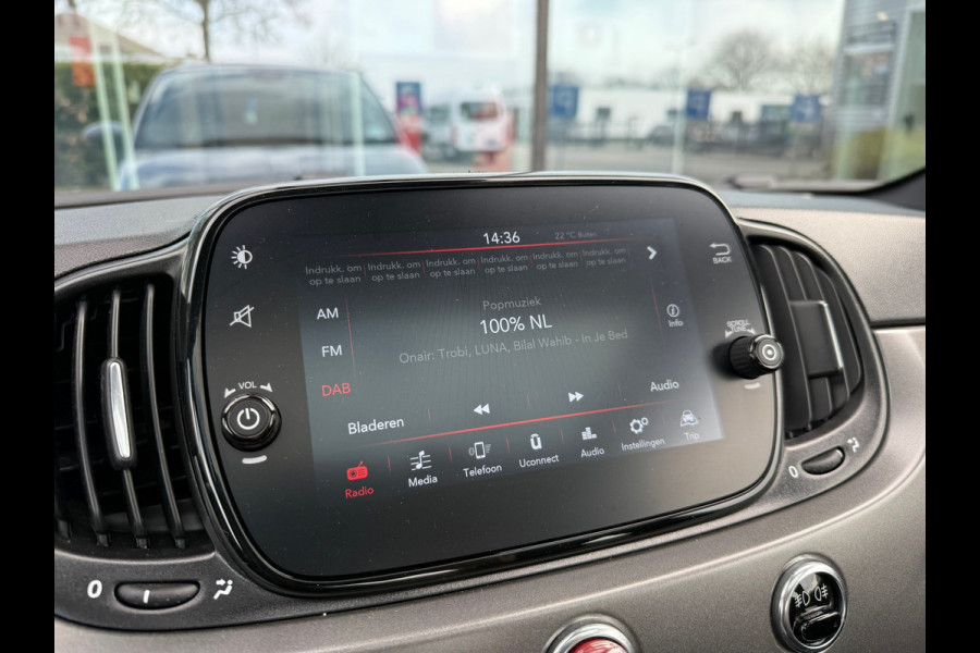 Fiat 500 1.0 Hybrid Sport - Navi Apple/Android - Climate - Parkeerhulp - Org.NL