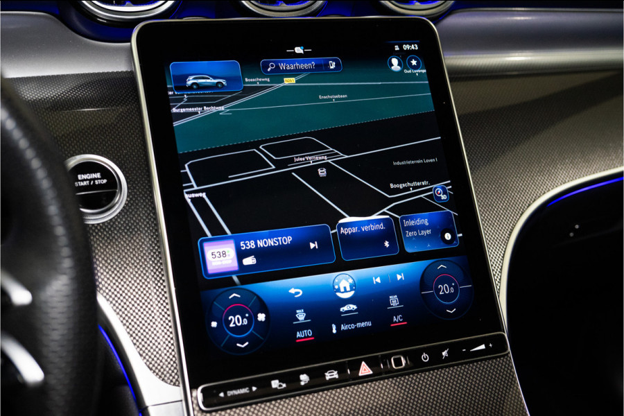 Mercedes-Benz GLC 300e 4MATIC AMG 313PK | Pano | Burmester | Sfeer | Trekhaak | Stoel&Stuurverw. | VOL! 12 MND Garantie