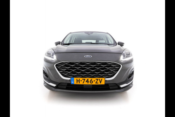 Ford Kuga 2.5 PHEV Vignale (Plug-In) (INCL-BTW) Aut. *HEAD-UP | LEATHER | DIGI-COCKPIT | FULL-LED | KEYLESS | DAB | CARPLAY | NAVI-FULLMAP | MEMORY-PACK | HEATED-COMFORTSEATS | PRIVACYGLASS | TOWBAR | 18''ALU*