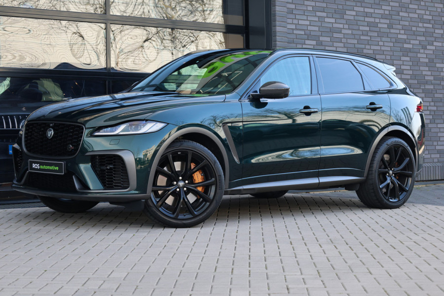 Jaguar F-Pace 5.0 V8 S/C AWD SVR | UNIEK! | DEALER ONDH | COBRA EXHAUST | STOELKOELING | 360 | HUD |