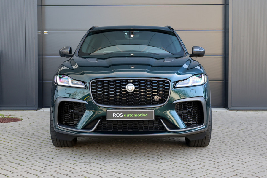 Jaguar F-Pace 5.0 V8 S/C AWD SVR | UNIEK! | DEALER ONDH | COBRA EXHAUST | STOELKOELING | 360 | HUD |