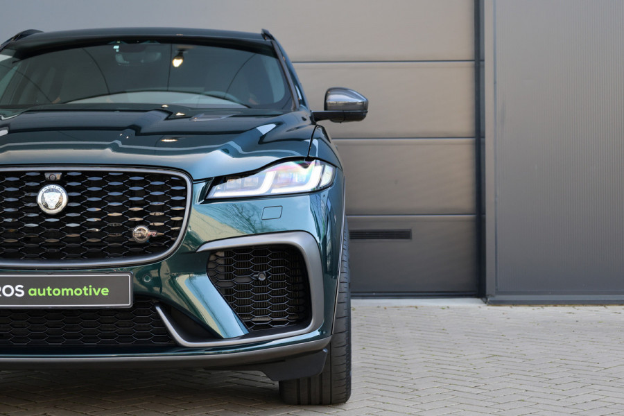 Jaguar F-Pace 5.0 V8 S/C AWD SVR | UNIEK! | DEALER ONDH | COBRA EXHAUST | STOELKOELING | 360 | HUD |